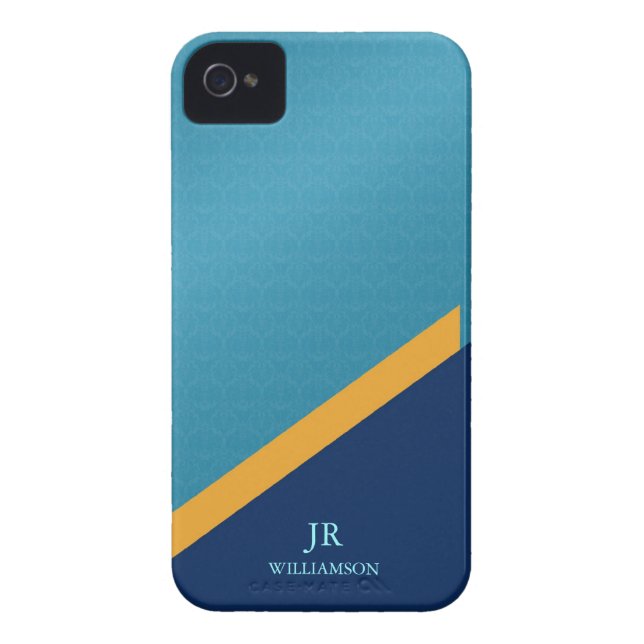 Coques Case-Mate iPhone Guy Damask iPhone4 Coque-Mate™ moderne (Dos)