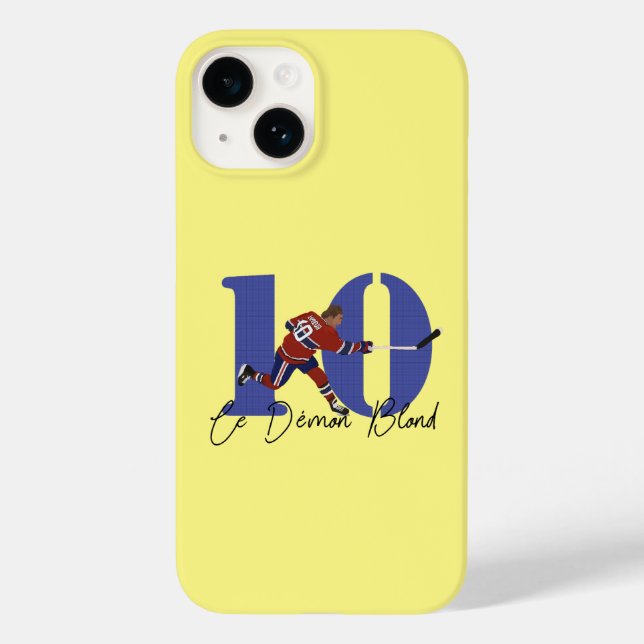 Coques Case-Mate iPhone Guy Lafleur Légende du hockey sur glace (Verso)