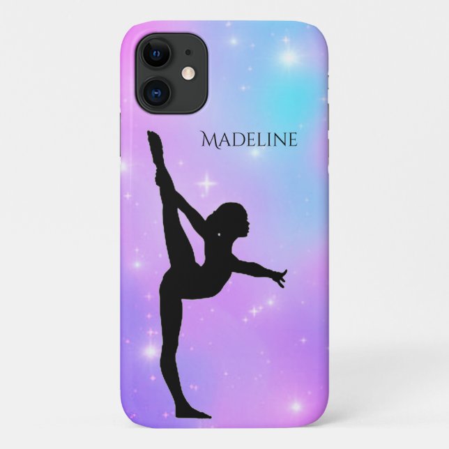 Coques Case-Mate iPhone Gymnastique Gradient Téléphone Case avec nom de Gy (Dos)
