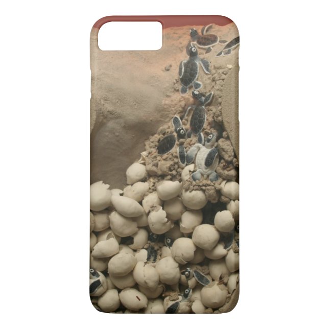 Coques Case-Mate iPhone Hachure d'oeufs de tortue de bébé (Dos)