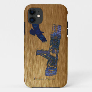 Coque Case-Mate Pour iPhone Haida Eagle & Totem Pole Art autochtone
