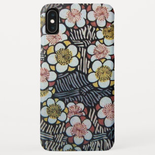 Coque Pour iPhone XS Max HAIKU, FLEURS DE PRINTEMPS BLANC Antique Floral Ja