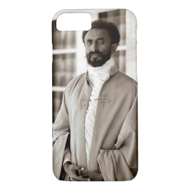 Coques Case-Mate iPhone Haile Selassie - Jah Rastafari (Dos)