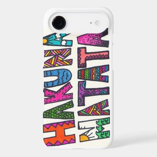 Coques Case-Mate iPhone Hakuna Matata (Verso)