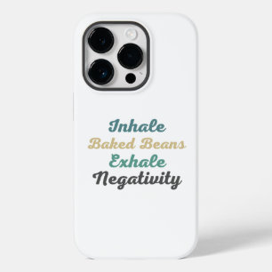 Coque Pour iPhone 14 Pro Hale Haricots cuits Exhale Négativité Téléphone Ca