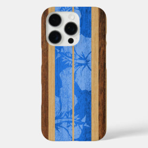 Coques iPhone 16 Pro Haleiwa Surfboard Hawaiian en bleu
