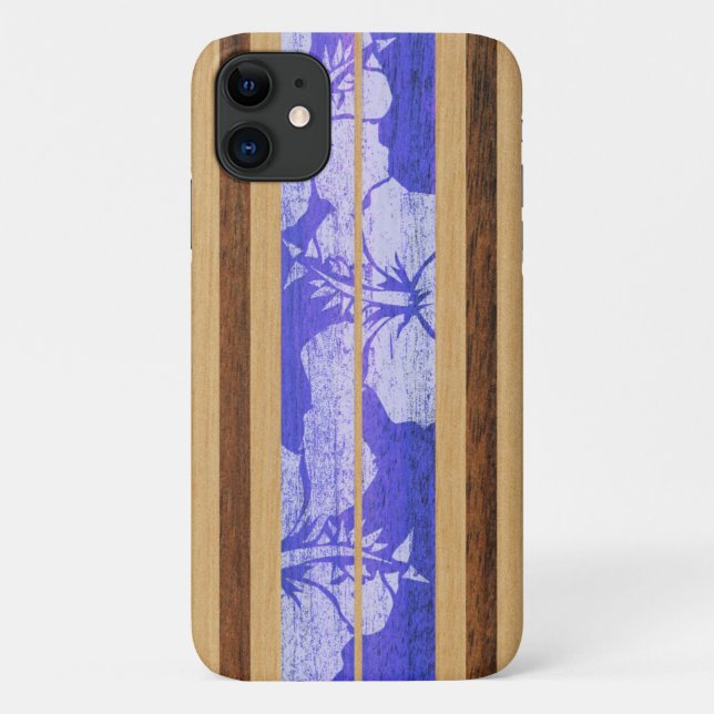Coques Case-Mate iPhone Haleiwa Surfboard Hawaiian Purple (Dos)