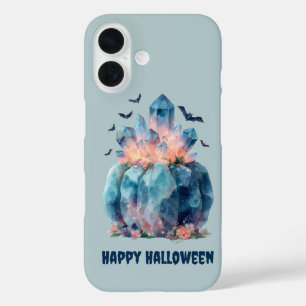 Coque Pour iPhone 16 Halloween Citrouille de cristal