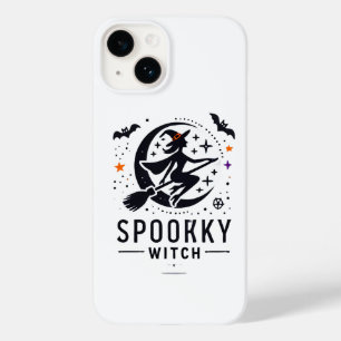 Coque Pour iPhone 14 Halloween Conception de sorcière Éffrayante - Vol
