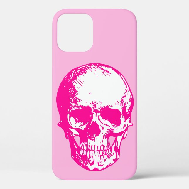 Coques Case-Mate iPhone halloween crâne rose gothique (Verso)