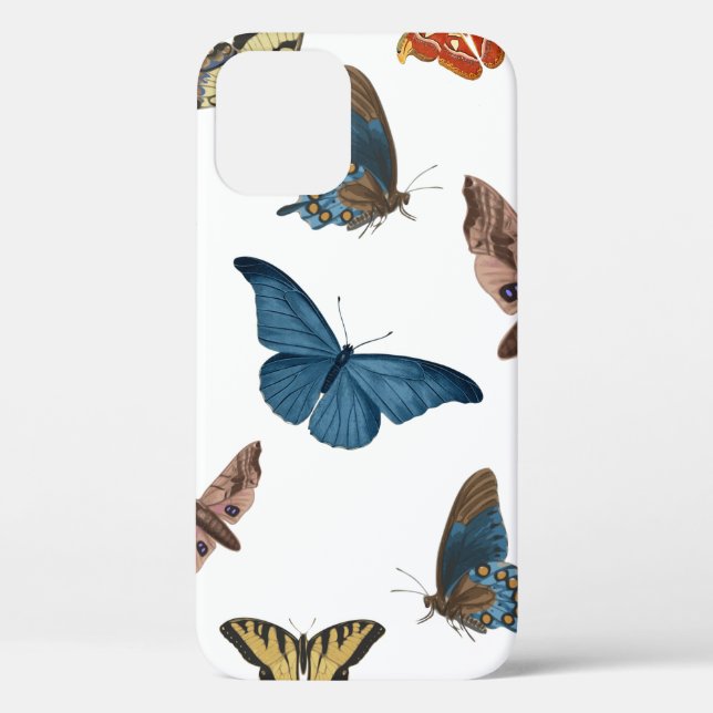 Coques Case-Mate iPhone halloween creepy moth print (Verso)