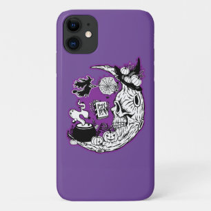 Case-Mate iPhone Case Halloween Croissant Lune crâne de sorcière