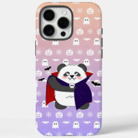 Halloween Cute Baby Panda Dracula Vampire