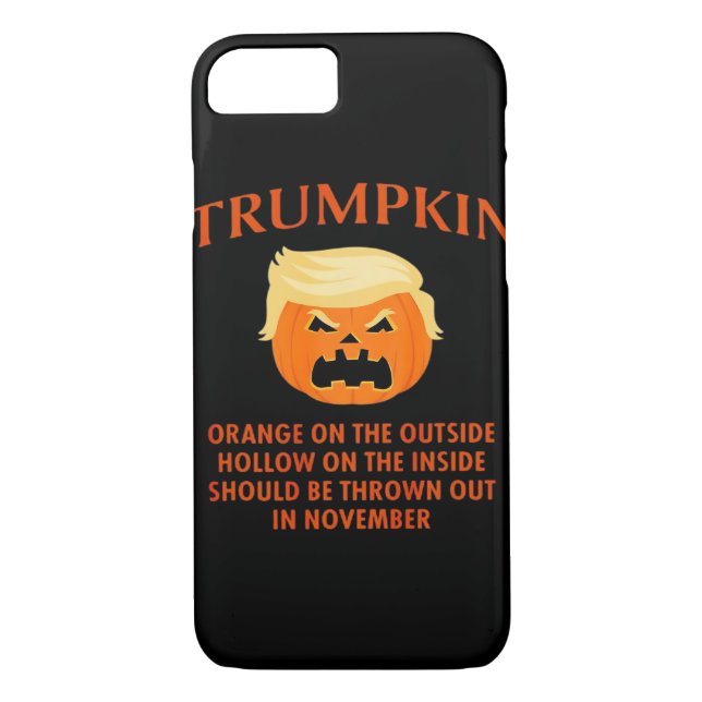 Coques Case-Mate iPhone Halloween drôle anti Trumpkin (Dos)
