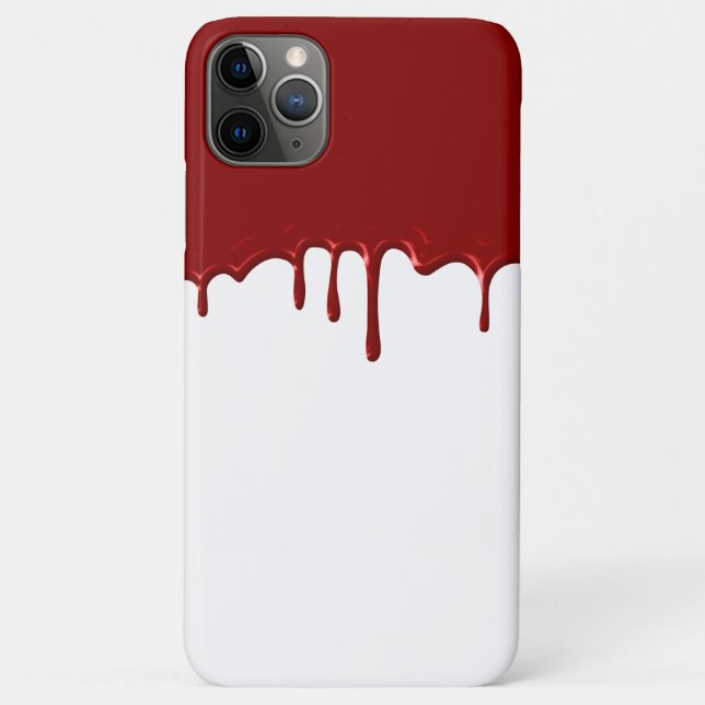 Coques Case-Mate iPhone Halloween Effrayant sang rouge gouttes sanglantes (Dos)