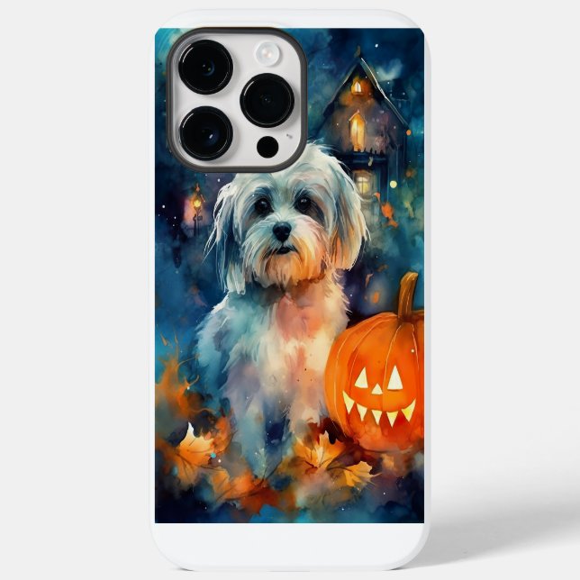 Coques Case-Mate iPhone Halloween Havanais avec la peur Citrouille (Verso)