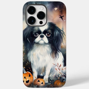 Coque Pour Pour iPhone 14 Pro Max Halloween japonais chinois avec la peur Citrouille