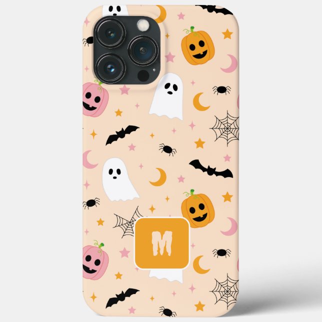 Coques Case-Mate iPhone Halloween mignonne Motif chauve-souris Fun Spider  (Verso)