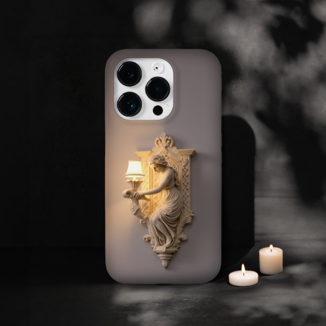 Coques Case-Mate iPhone Halloween moderne éffrayant Renaissance Lampe Desi (Créateur téléchargé)