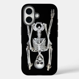 Coque Pour iPhone 16 Halloween Skeleton Headstand