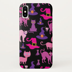 Case-Mate iPhone Case Halloween sorcière effrayante chat noir violet d