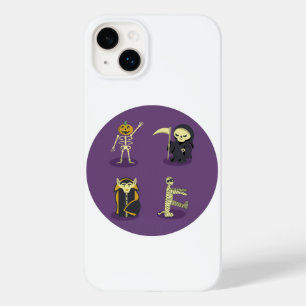 Coque Pour iPhone 14 Plus Halloween Squelette Dracula Mummy Griffe Reaper