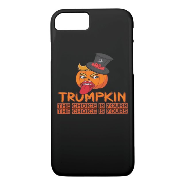 Coques Case-Mate iPhone Halloween Trumpkin éffrayant Haut Chapeau et langu (Dos)