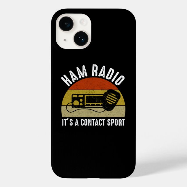 Coques Case-Mate iPhone Ham Radio - C'est un sport de contact (Verso)