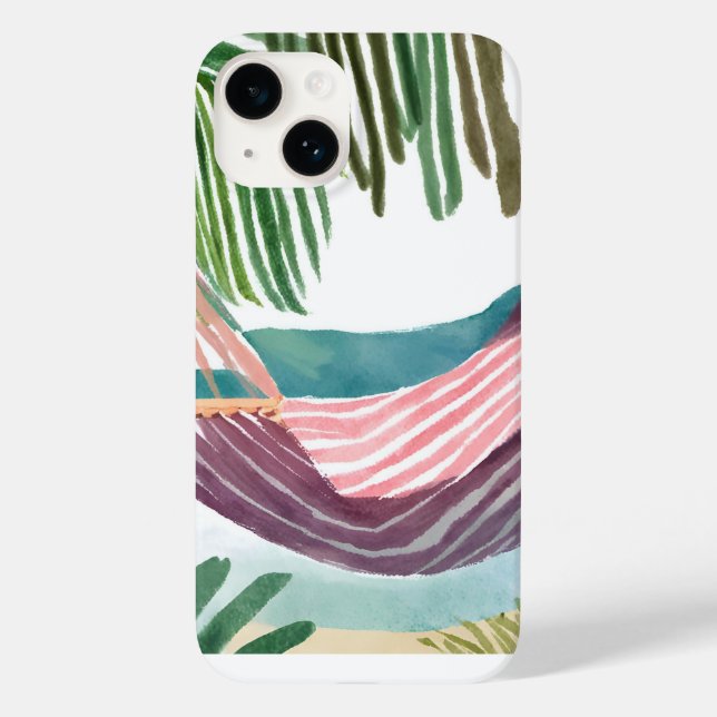 Coques Case-Mate iPhone Hamac tranquille près d'une lagune (Verso)