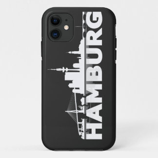Coque iPhone 11 Hamburg town center of skyline iPhone 5 sleeve