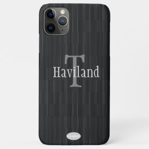 Case-Mate iPhone Case HAMbWG Gray Gradient Monogramme
