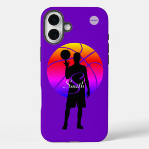 Coques iPhone 16 Plus HAMbyWG - Graphique du Lecteur de basket et votre