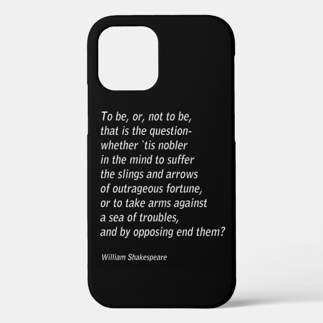 Coques Case-Mate iPhone Hamlet de William Shakespeare (Verso)
