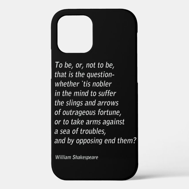 Coques Case-Mate iPhone Hamlet de William Shakespeare (Verso)