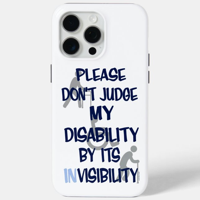 Coques Case-Mate iPhone Handicap/INvisibilité (Verso)