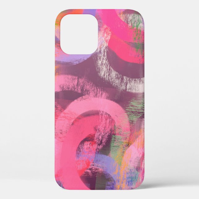 Coques Case-Mate iPhone Handmade surreal abstract pattern. Modern artistic (Verso)