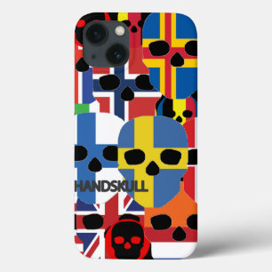 iPhone 13 Coque HANDSKULL Cerebro iPad à peine il Coque-Mate