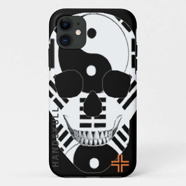 Coques Case-Mate iPhone HANDSKULL Yin Yang - iPhone 5/5S Xtreme dur (Dos)