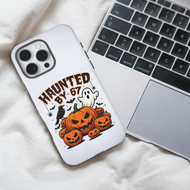 Coques Case-Mate iPhone Hanté par 67 Fantôme Drôle et Citrouille Halloween (Créateur téléchargé)