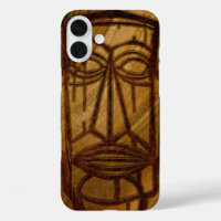 Hapalua Tiki Hawaiian Faux Koa Wood Coque-Mate iPh