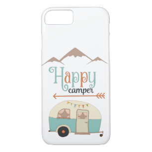 Coque iPhone 8/7 Happy Camper Cute Retro RV