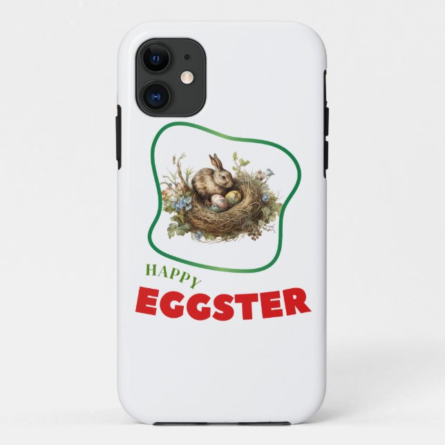 Coques Case-Mate iPhone Happy Eggster - Christianity (Dos)