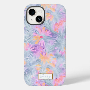 Coque Pour iPhone 14 Happy Flowers Pastels