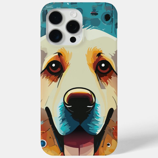 Coques Case-Mate iPhone Happy Golden Retriever (Verso)