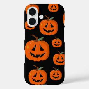 Coque Pour iPhone 16 Happy Halloween Jack-o'-lantern Illustration Art