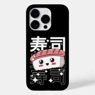 Coque Pour iPhone 14 Pro Happy Kawaii Sushi Japonais Alimentation Lover Cad