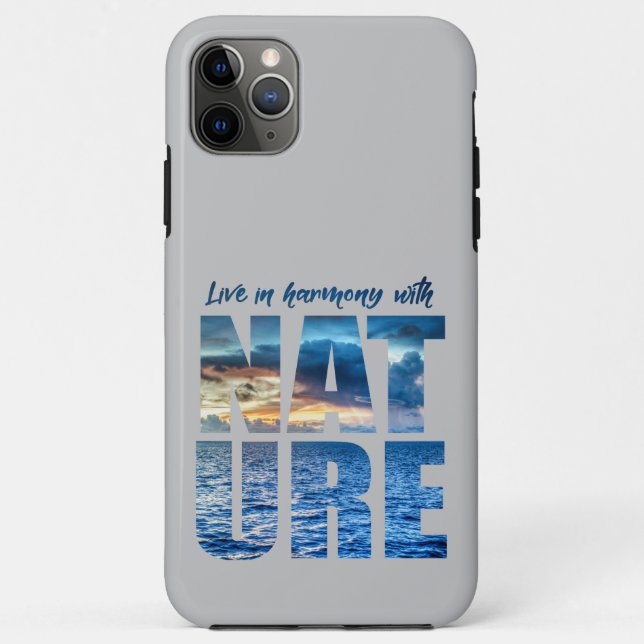 Coques Case-Mate iPhone Harmonie avec la nature (Dos)