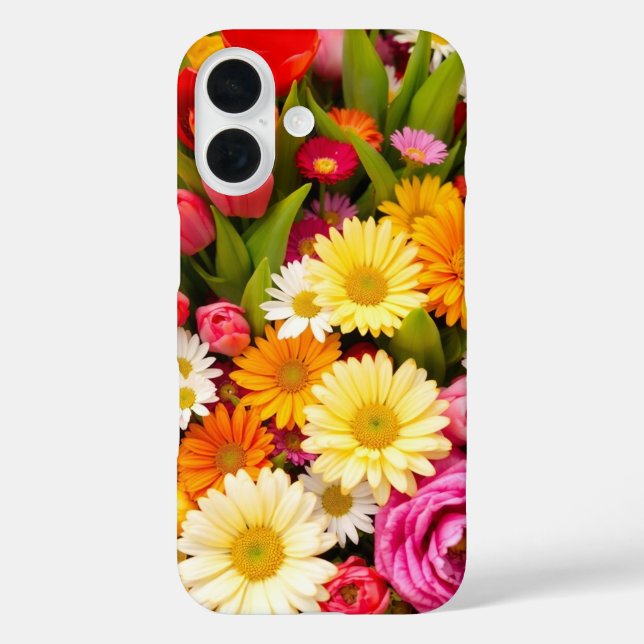Coques Case-Mate iPhone Harmonie florale Pastel - Fleurs de printemps douc (Verso)
