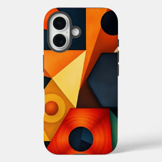 Coque Pour iPhone 16 Harmonie Géométrique Vibrante