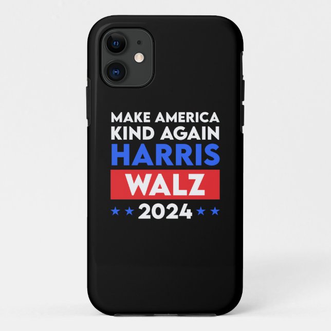 Coques Case-Mate iPhone Harris Walz 2024 Rendre l'Amérique (Dos)